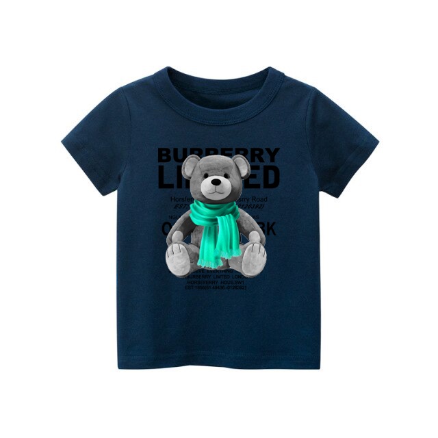 Burberry T-shirt anak Catoon combat Usia 1-8 Tahun