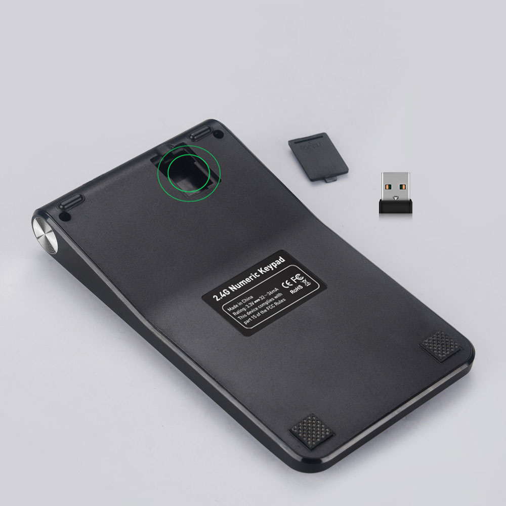 Tmddotda Numeric Keypad Numpad Wireless 2.4GHz