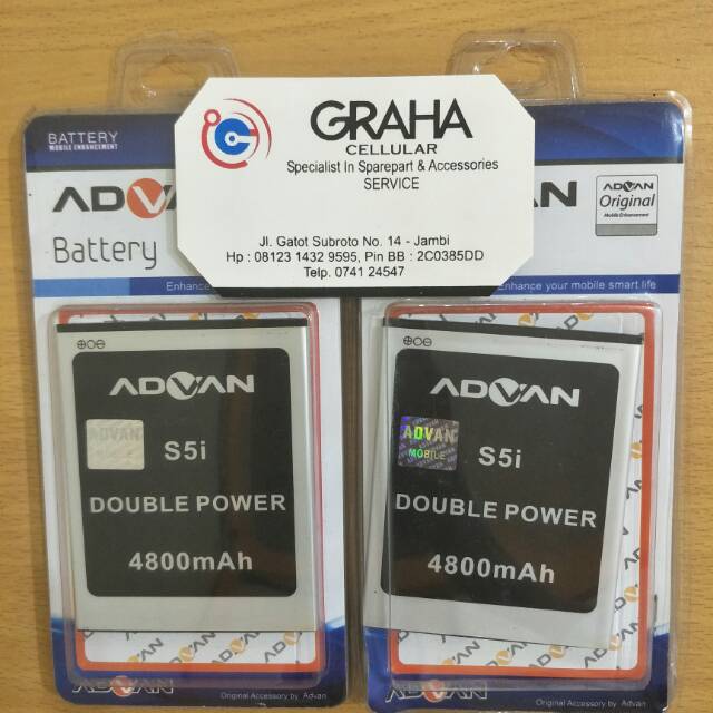BATERAI / BATTERY / BATRE ADVAN S5I ORIGINAL