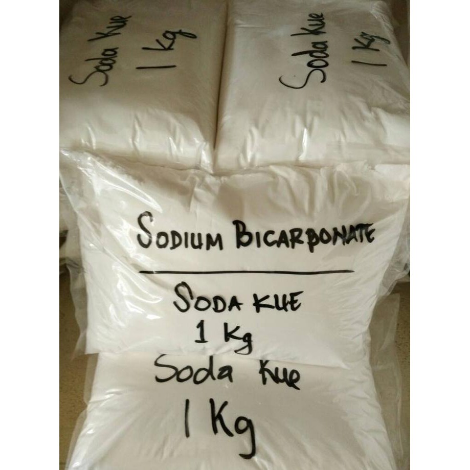 

TERPERCAYA SODA KUE / SODIUM BICARBONATE ( 1KG/PACK ) TERLARIS