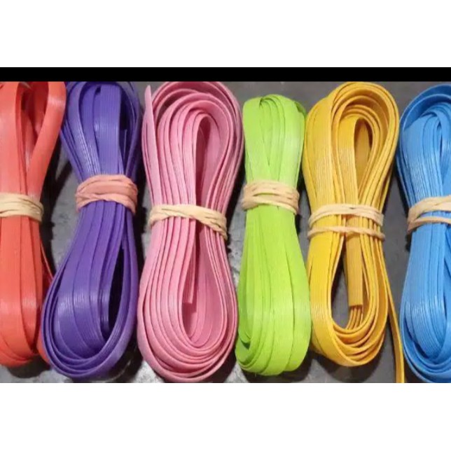 

TALI LESIO ROTAN PLASTIK - TALI ROTAN SINTETIS - TALI KOKEDAMA -TALI PIPIH HARGA PER 50 METER