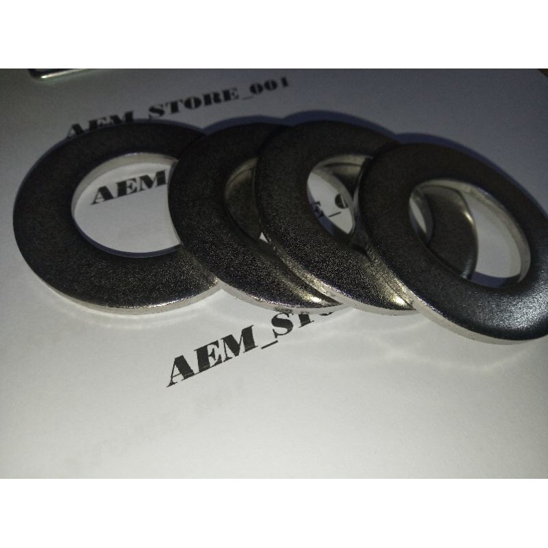 ring flat M30 (3cm) stainless 304 din125a