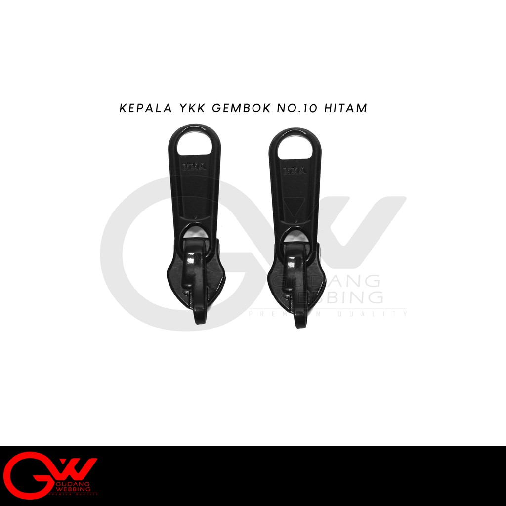 Kepala Risleting ( Head Zipper ) YKK No 10 GEMBOK atau TANDUK - ECERAN