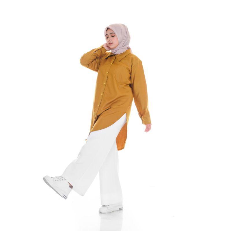 kemeja casual,kemeja kekinian,kemeja katun,atasan wanita hijab,atasan wanita kekinian,tunik kekinian