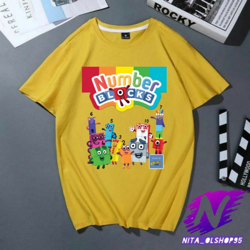 number blocks baju anak number blocks kartun anak