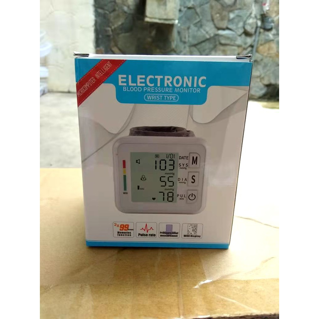 Tensi meter digital alat pengukur tekanan darah tensimeter digital type KWL-W01