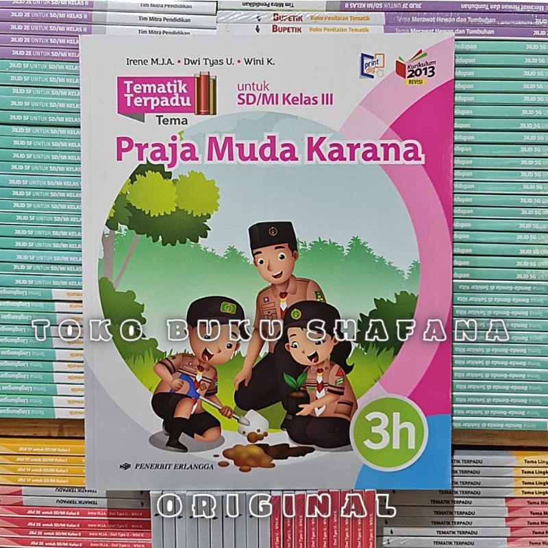 PAKET TEMATIK TERPADU 3E-3H KELAS 3 SD SEMESTER 2 ERLANGGA KURIKULUM 2013 REVISI