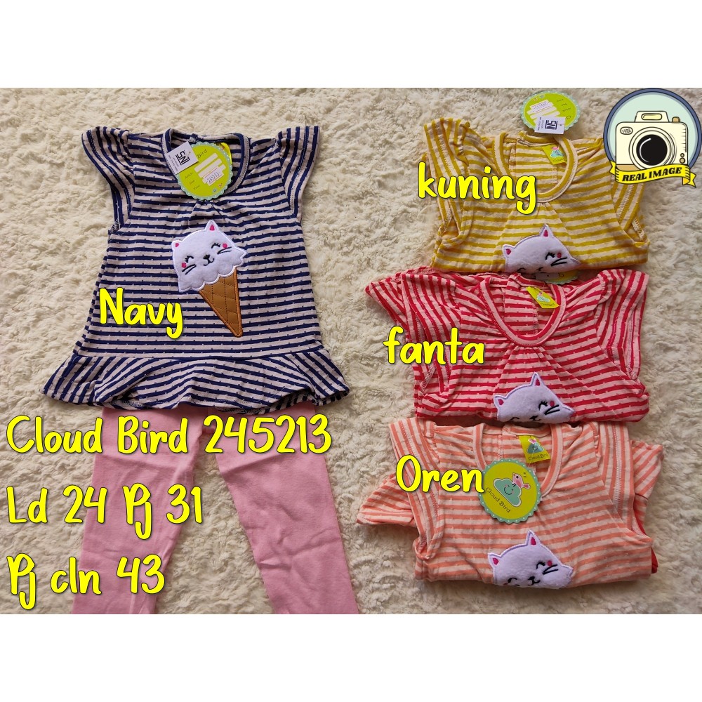 setelan eskrim salur cloud bird 245213 anak bayi