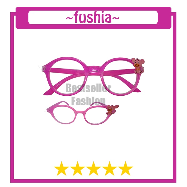 KACAMATA FASHION ANAK KACAMATA MOTIF MOUSE OVAL KIDS GLASSES KACAMATA GAYA ANAK CEWEK COWOK NOCASE