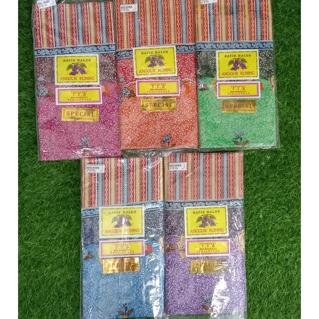 Selendang Batik Gendongan Bayi Halus Special Anggur Kuning