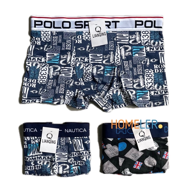 Celana Dalam Pria (3 Pcs) / Celana Dalam Pria Boxer / Sempak Pria Boxer