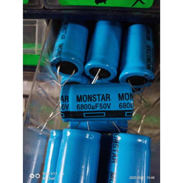 Capasitor Elco 6800uf-50volt Kapasitor 6800uf-50v Elko 6800uf-50vol 6800-50volt 6800-50v