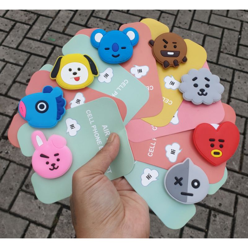 KPOP POP SOCKET BTS ARMY CUTE CARTOON BANGTAN