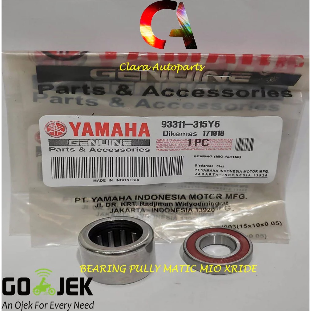 Bearing Lahar Bambu Pully Pulley puli puly poly polly CVT 6201 6901 28D3 Yamaha Mio