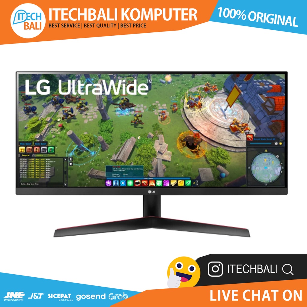 Monitor LG 29WP60G UltraWide Full HD HDR IPS Garansi Resmi | ITECHBALI