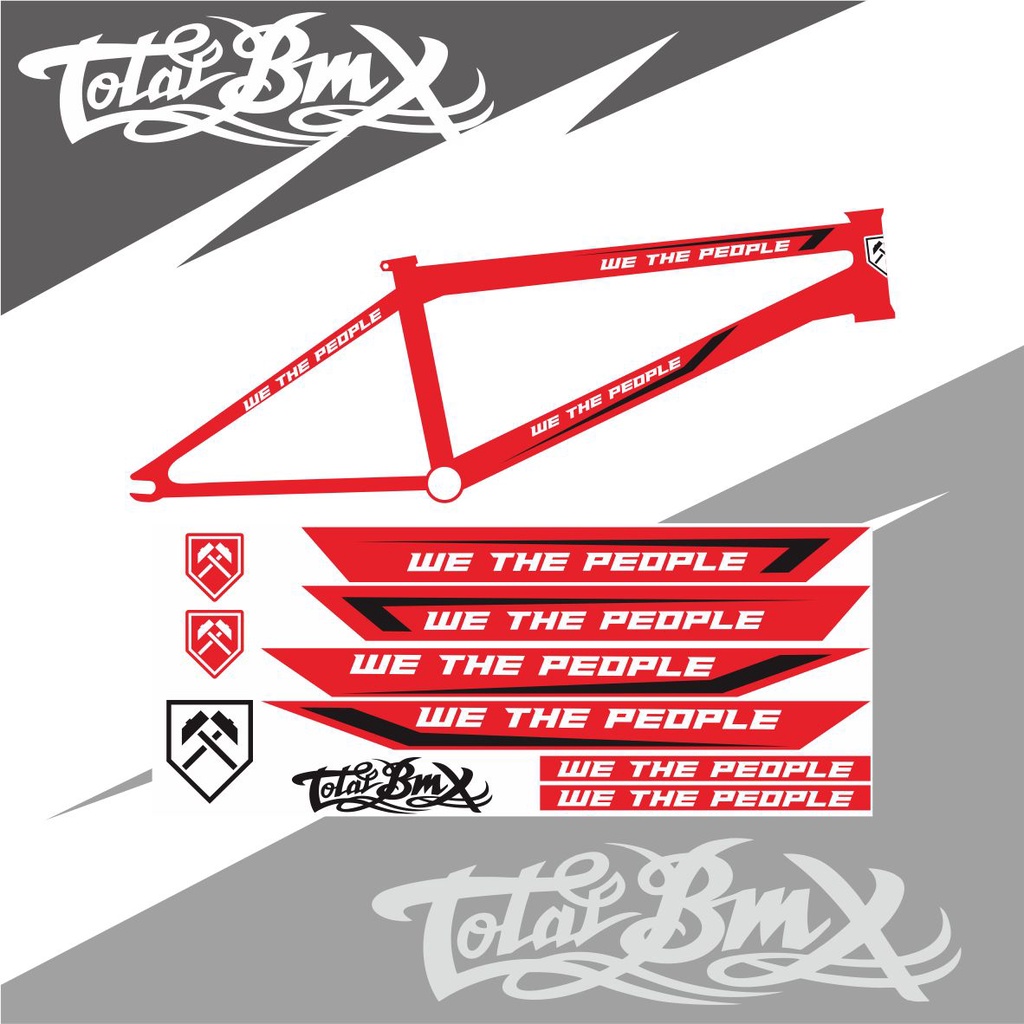 STICKER VARIASI STRIPING SEPEDA BMX / STRIPING STICKER SEPEDA BMX VARIASI / BMX VARIASI STICKER WTP 