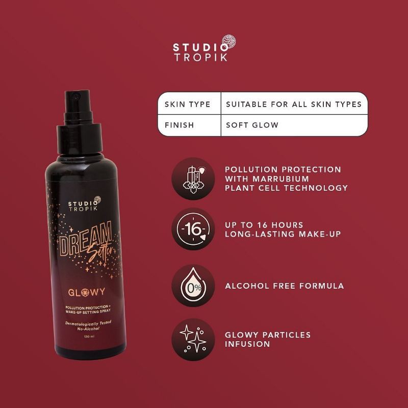 ❤ MEMEY ❤ STUDIO TROPIK Dream Setter | Glowy makeup Setting Spray