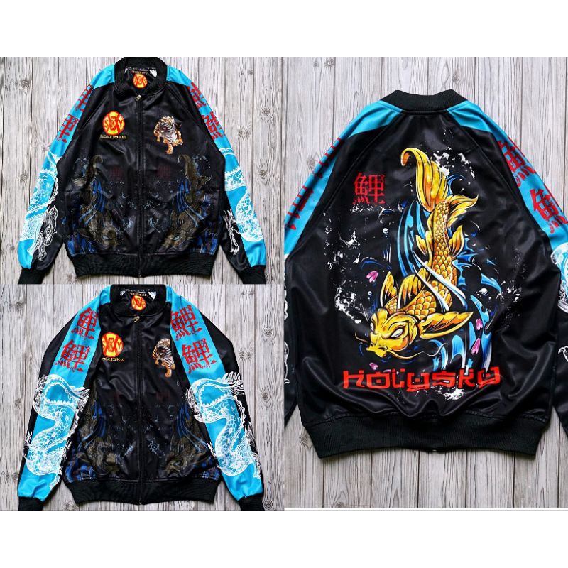 JAKET BOMBER SUKAJAN ORIGINAL HOLYSKY SUKAJAN BOMBER JAKET BOMBER