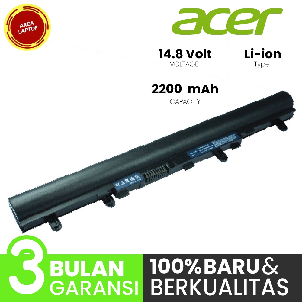 Baterai Acer V5-471 E1-410 E1-422 E1-472 E1-472G E1-522 V5-431 V5-431 V5-531 V5-571 OEM