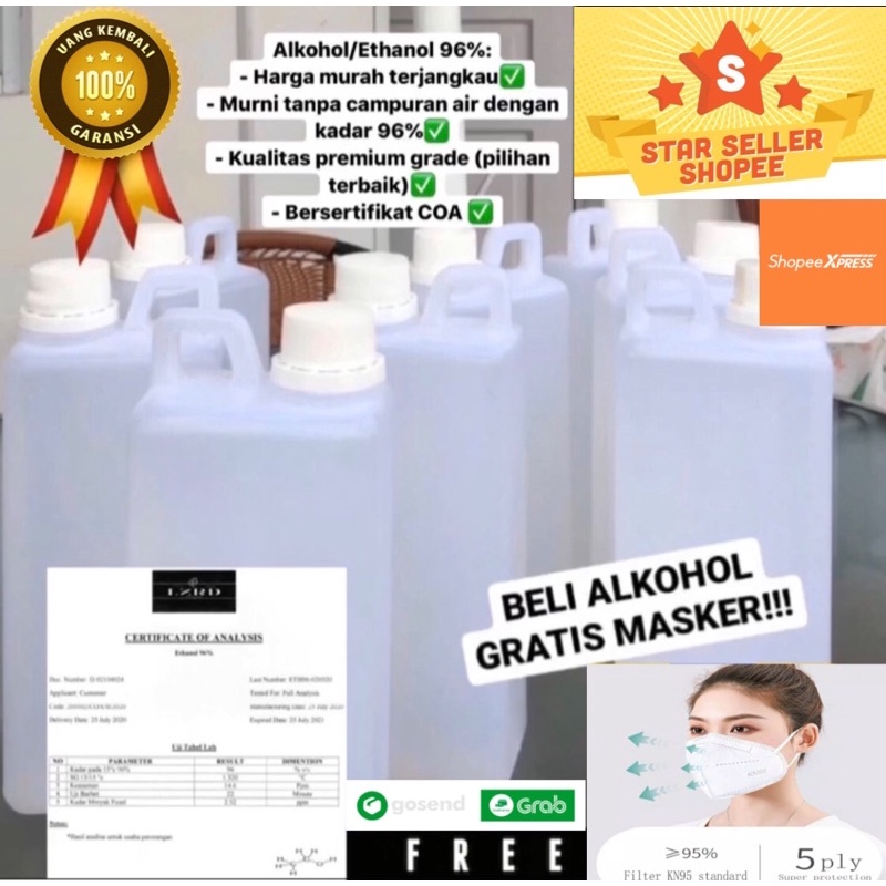 Alkohol 96% 1 liter