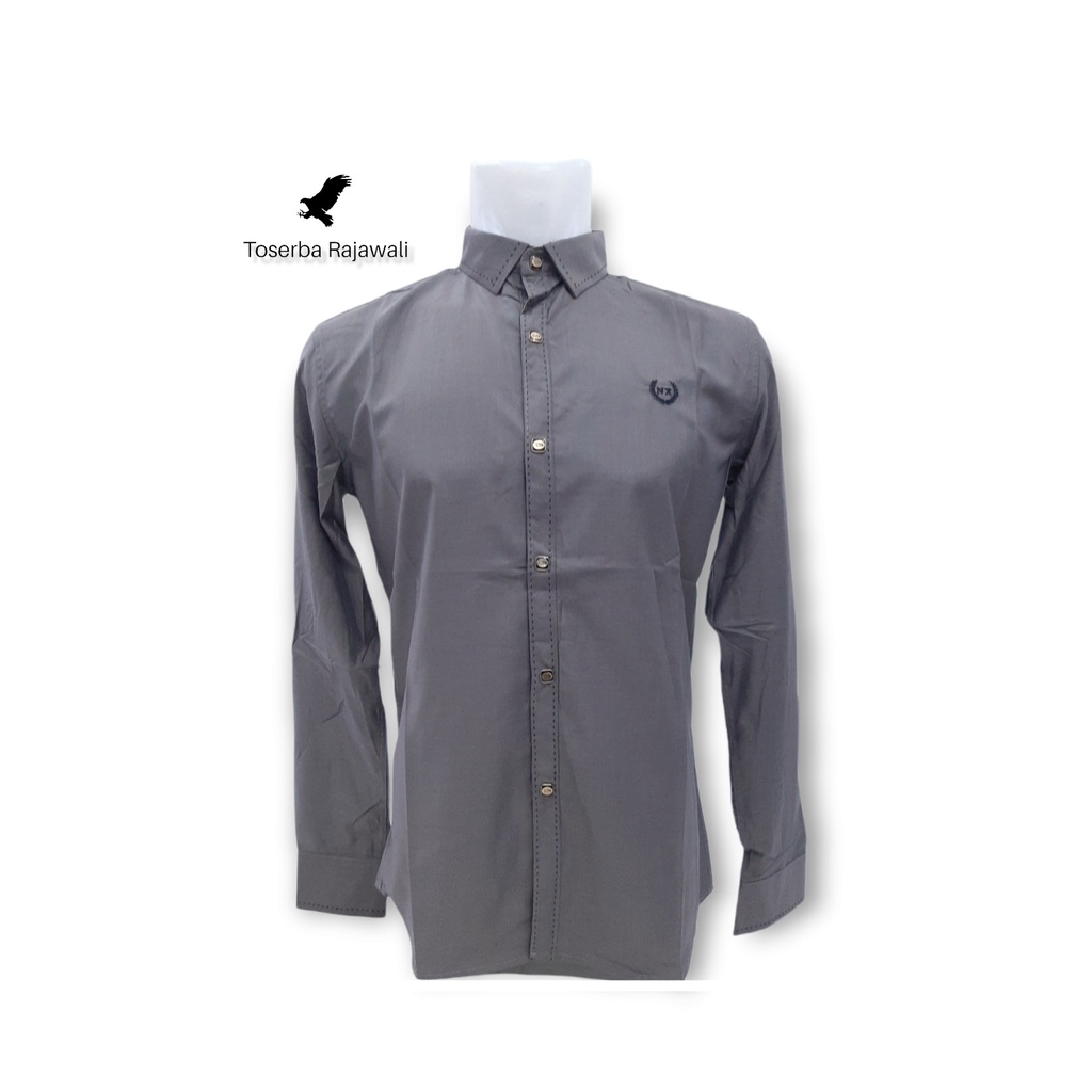 Kemeja Import Pria Lengan Panjang Uk M-XL (Nxnitrox F8187 )