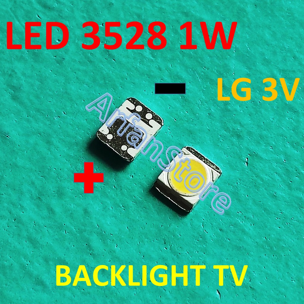 LED SMD 2835 LG Innotek 1W Backlight TV LCD Cold White Korea Putih PER 10PCS