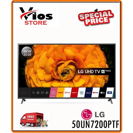 LG TV 50UN7200PTF SMART TV 50 INCH AI ThinQ 4K UHD 50UN7200 50UN72