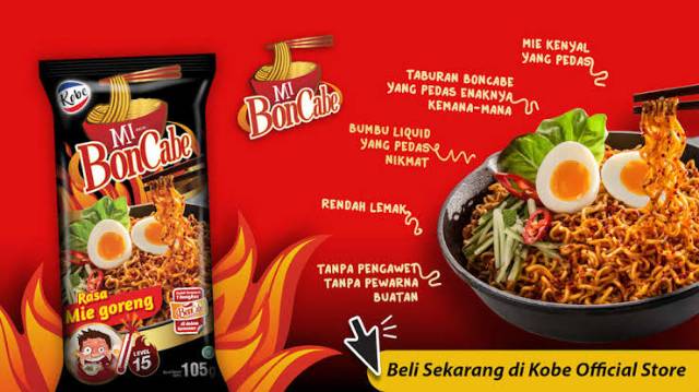 READY KOBE!! Mie Boncabe Mie Goreng Terbaru