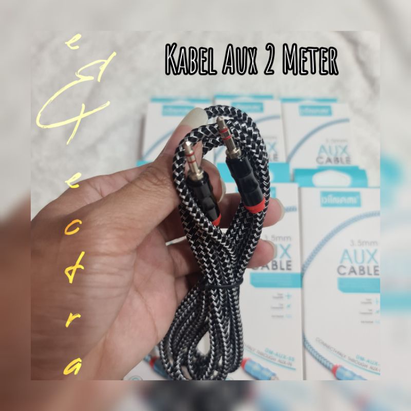 Kabel Aux 2 meter By Diinami Premium Produk