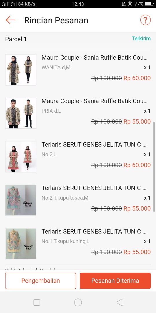 Maura Couple - Sania Ruffle Batik Couple Ori Ndoro Jowi Dnt Garansi Termurah Shopee