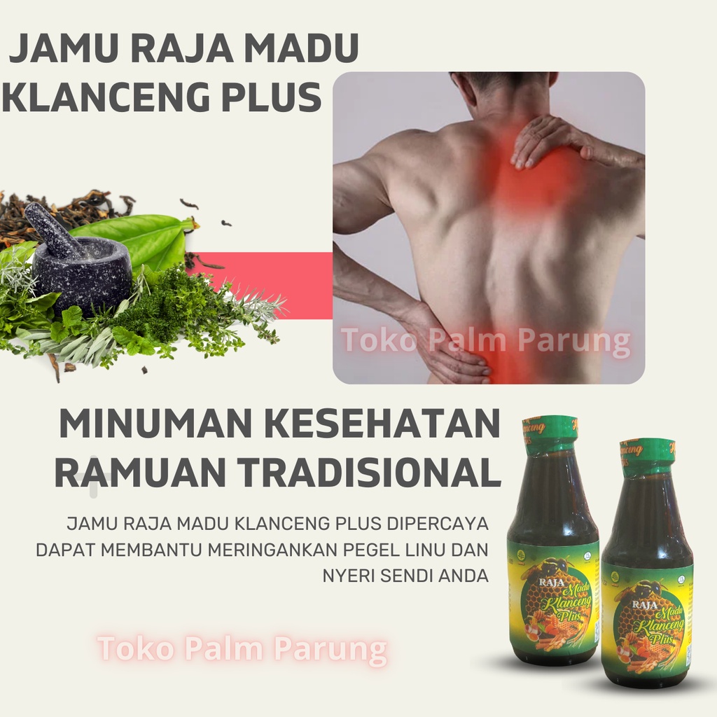 Jamu Raja Madu Klanceng Plus Minuman Kesehatan Obat Asam Urat Pegal Linu Nyeri Sendi Lutut Pegel Linu Rematik Encok Legakan Sesak Nafas 160ml