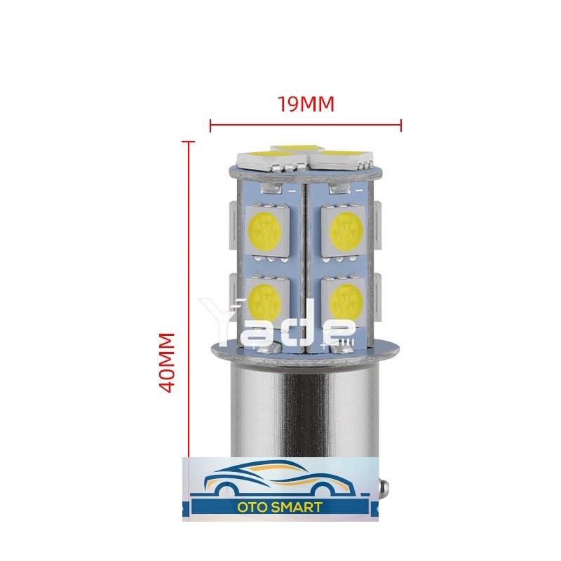 Lampu LED Rem Stop Bayonet 1157 /18 &amp;13 Mata untuk Mobil - Motor Kaki 2 DC