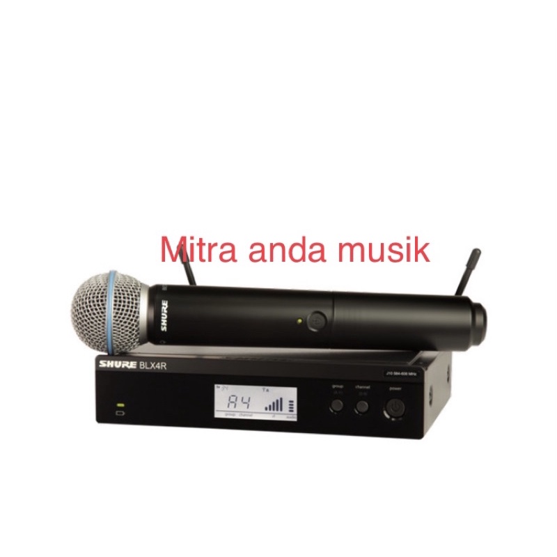 mic microphone wireless uhf shure blx24r beta58 original