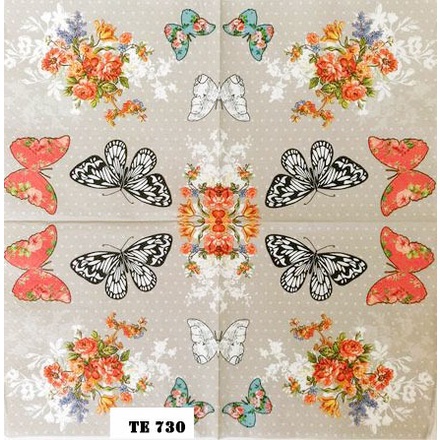 TISU NAPKIN DECOUPAGE EROPAH 33X33 CM TE 730 TTS