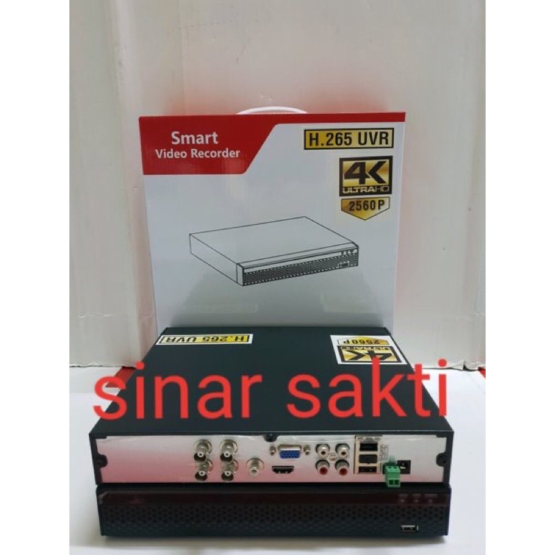 DVR CCTV SKYLOOK 4CH 4K ULTRA HD 2560P SUPPORT CAMERA 1-8MP