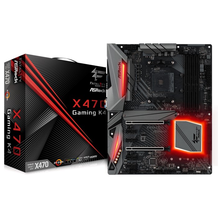 "ASRock Fatal1ty X470 Gaming K4 (AM4, AMD Promontory X470, DDR4 USB3.1)"