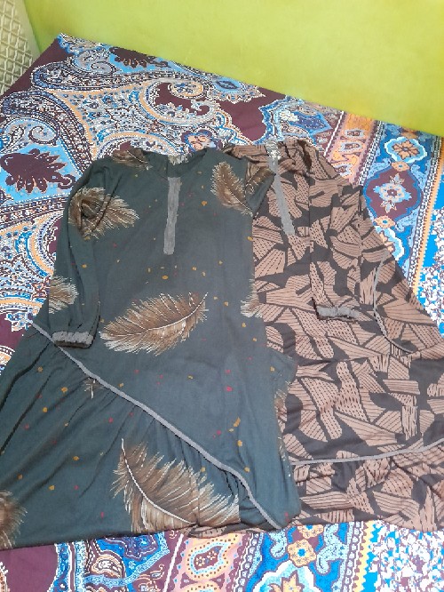 Gamis Calvin Jeans Busui Gamis Ibu Ibu Gamis Batik Baju Ibu Ibu Ellora Alfashion Redea