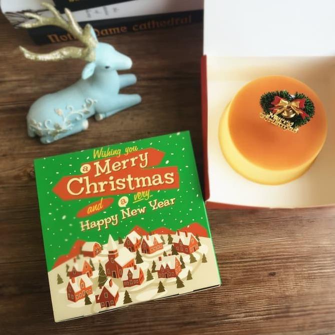 

Gift Box Natal Model Rumah Packaging Edisi Santa Pohon Lucu Kotak kado