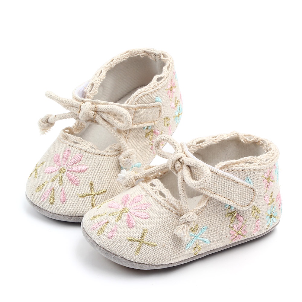 Sepatu Bayi Perempuan Cantik - Sepatu Prewalker Bayi 0-18 bulan S981