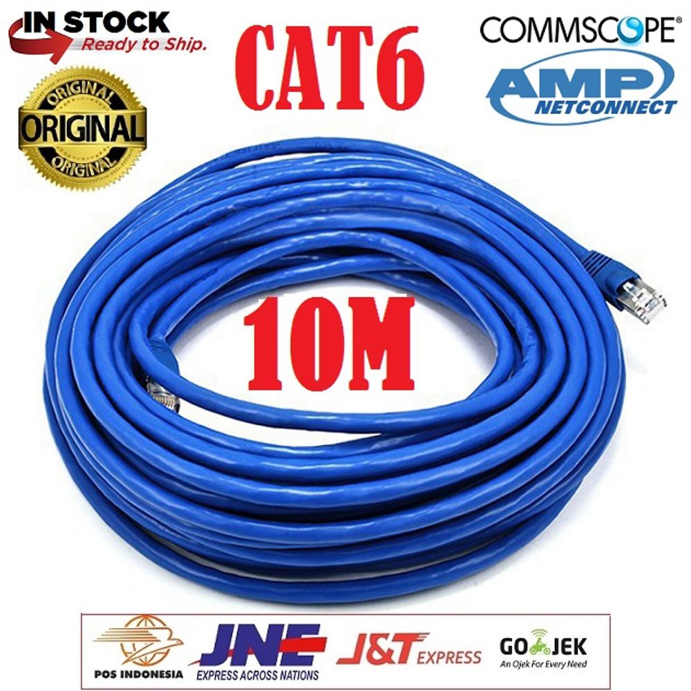 Jual Kabel Lan Cat M Utp Commscope Original Siap Pakai Meter Shopee Indonesia