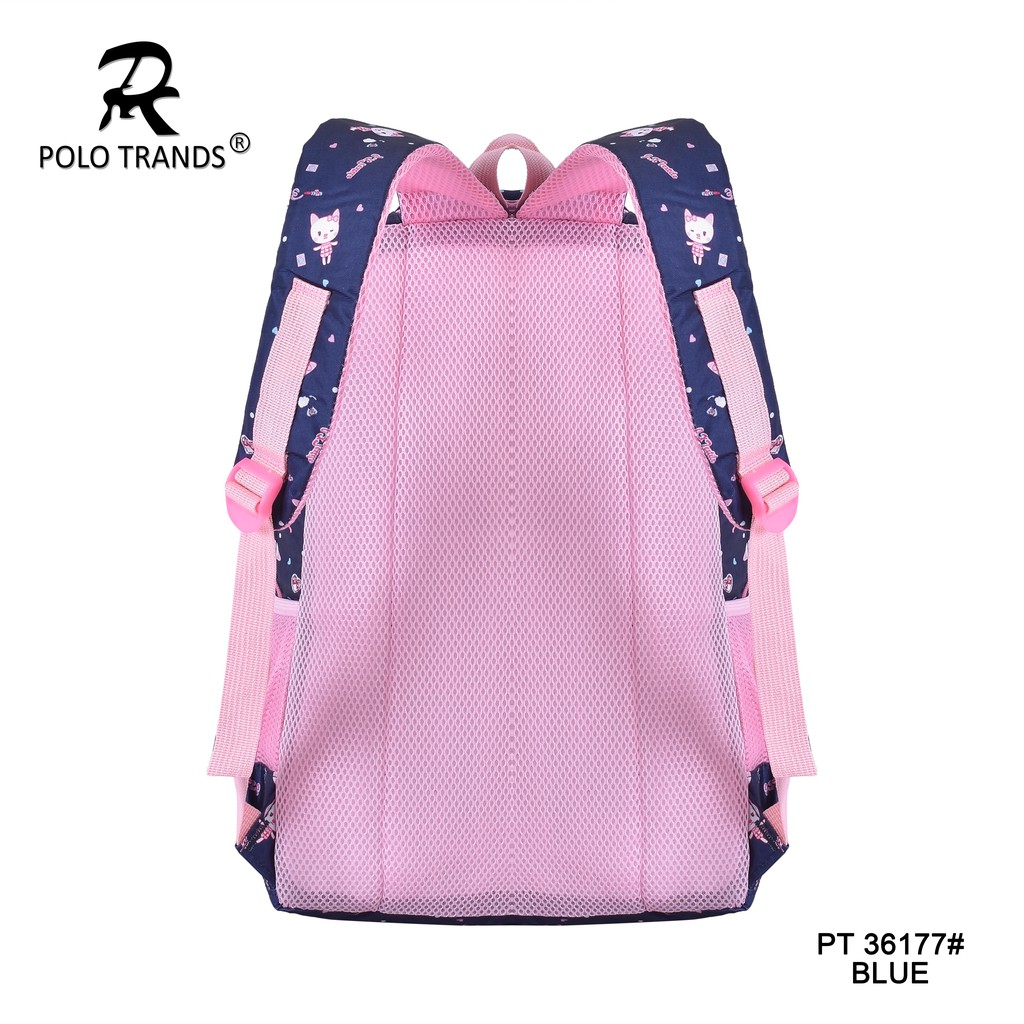 Polo Trands Tas Sekolah Anak Perempuan Gratis Pouch 36177 & 36178 Tas Anak-5