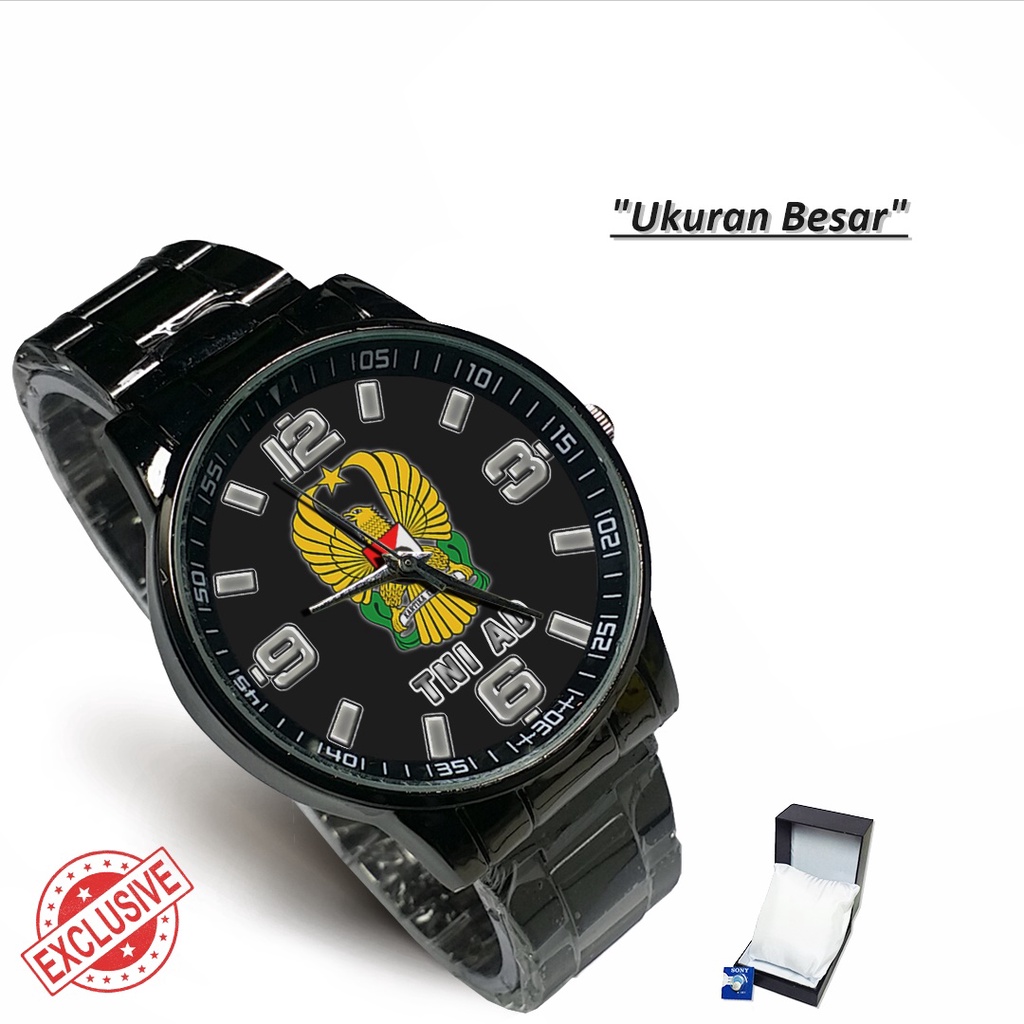 Jam Tangan Rantai Couple ANGKATAN DARAT TNI - 2 (Limited Edition)