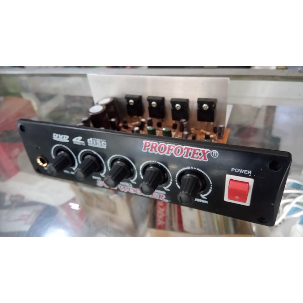 POWER KIT Amplifier MESIN SPEAKER AKTIF KARAOKE PROFOTEX stereo