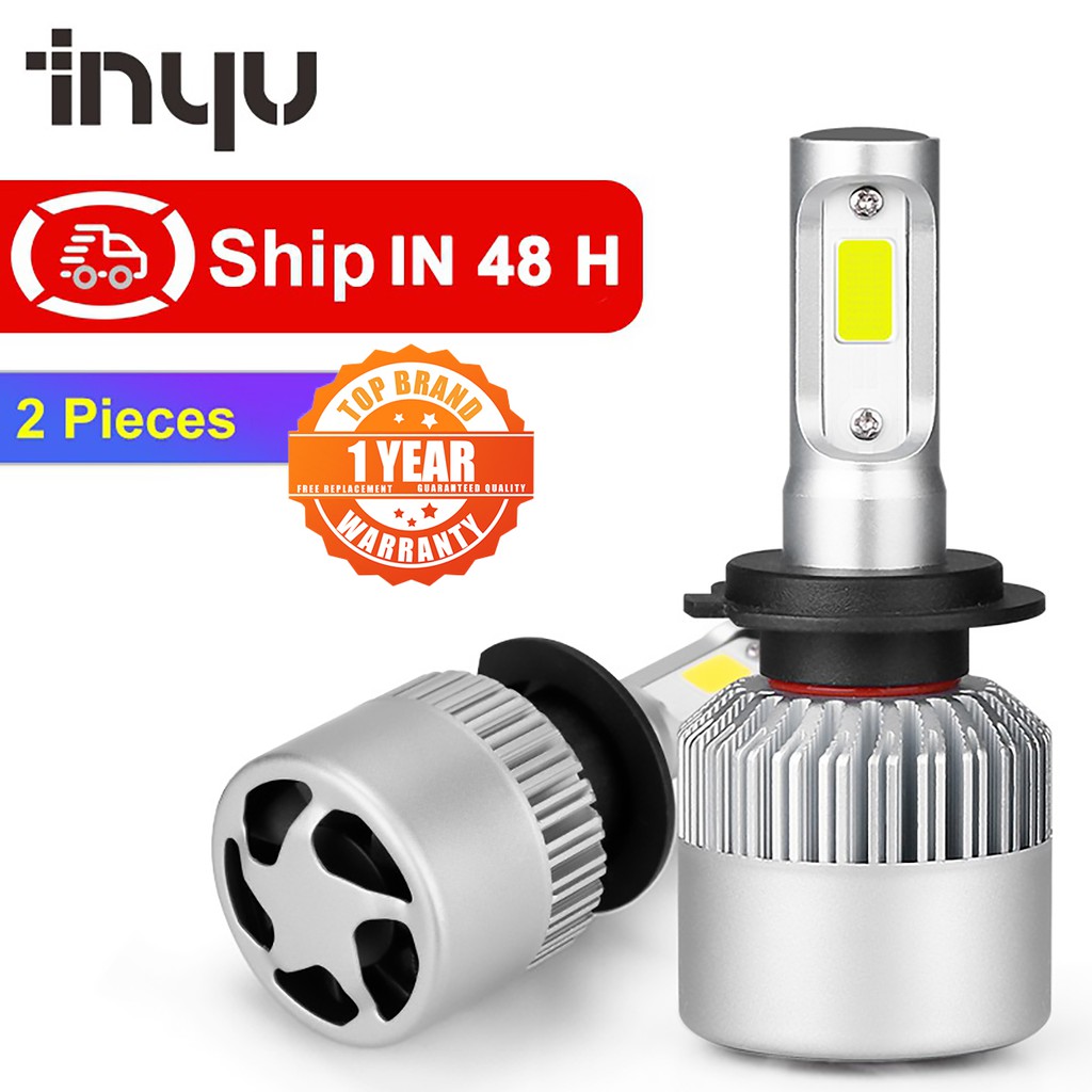 Lampu Kabut Depan Mobil H4 Led H7 H8 Hb4 H1 H3 9005 Hb3 S2 72w 8000lm 6500k