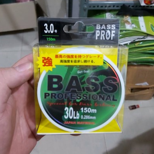 Senar pancing blood bass professional 150m senar galatama japan metal