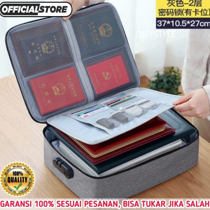 

Office & Stationery | Document Organizer | Tas Gembok Tempat Penyimpanan Dokumen 3 Tiga Susun / Document Storage | Best Seller