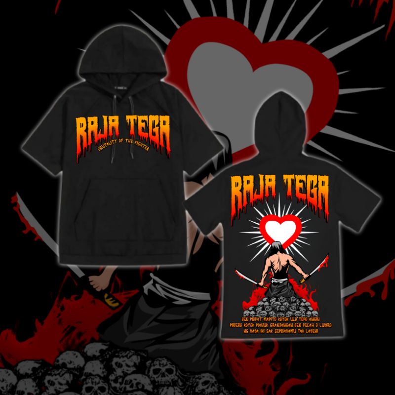 TS HOODIE RAJA TEGA ORANGE DESAIN TERBAIK