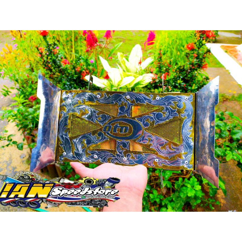 cover radiator ukir, vixion, cbr