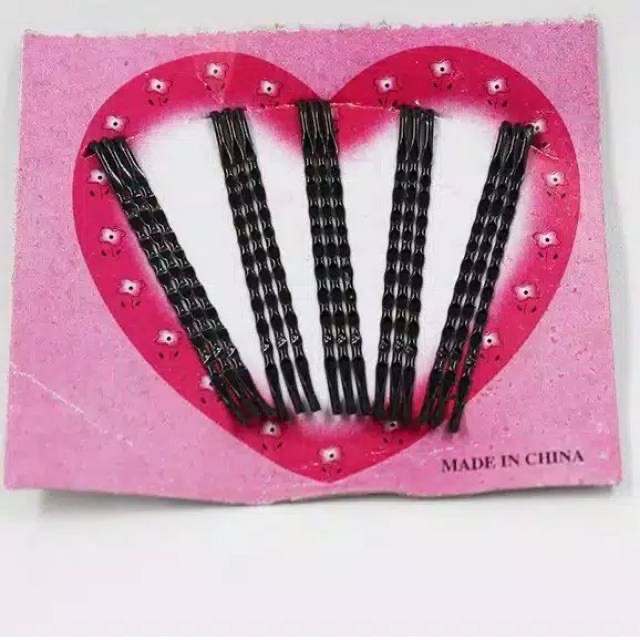 [15PCS] JEPIT LIDI KECIL / JEPIT RAMBUT LIDI Hair Clip Per Lembar