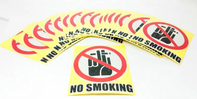 Stiker No Smoking